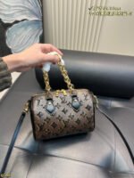 Louis Vuitton Speedy 20 | Gold-Black Sequin Chain/Sling Bling Bag - Image 3