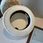 CHANEL Structured Wool Blend Dress Hat - Image 7