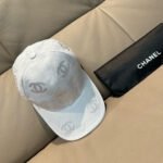 Chanel Baseball Cap - Classic Double C Canvas & Full-Grain Leather - Image 14