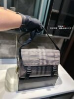 Burberry Check Flap Messenger Bag - Image 3