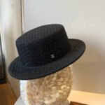 CHANEL Structured Wool Blend Dress Hat - Image 9