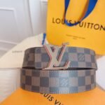 Louis Vuitton LV Leather Belts 1:1 Mirror Version