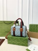 Gucci Denim Mini Handbag and Crossbody Bag - Image 4