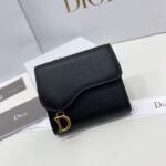 Dior saddle Three Fold Wallet - Image 6