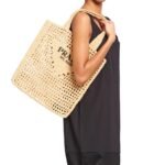 Prada Grass Woven Shoulder Bag Handbag - Image 4