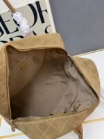 CHANEL 1S3273 Suede Calfskin Bowling Tote Bag - Image 17