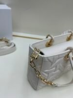 Dior Black Graphic Calfskin Lady Dior Medium Top Handle Bag 10A - Image 10