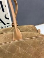 CHANEL 1S3273 Suede Calfskin Bowling Tote Bag - Image 15