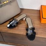 Hermes Slipper Sandals Heels Shoes - Image 3