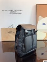 Coach Men's Backpack Double Zippers - Image 29
