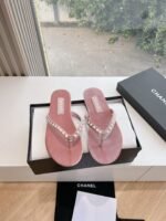 Chanel Clip Toe Slipper Sandals Shoes - Image 3