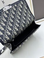 Dior 0251 Monogram Embossed Convertible Clutch Bag - Image 7