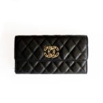 Chanel Hollow logo buckle wallet