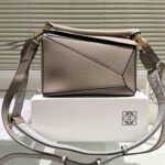 Loewe Puzzle Bag Handbag Shouder Bag Small Size With Cavans Strap - Image 3