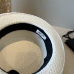 CHANEL Structured Wool Blend Dress Hat - Image 6
