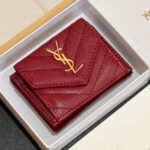 Saint Laurent YSL Leather Card Holder - Image 2