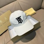 Burberry Baseball Cap - Best-Selling 3D Embroidery 100% Cotton