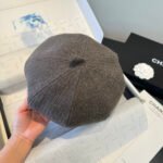 CHANEL Classic Wool Blend Beret Hat - Image 8