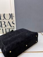 CHANEL 1S3273 Suede Calfskin Bowling Tote Bag - Image 5