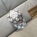 Gucci Baseball Cap - Large Double G Perfect Pattern Alignment Canvas - Image 2
