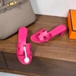 Hermes Slipper Sandals Heels Shoes - Image 5