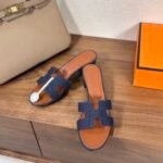 Hermes Slipper Sandals Heels Shoes - Image 3