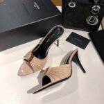 Saint Laurent Slipper Sandals Heels Shoes - Image 4