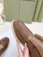 Loro Piana Loafer - Suede/Rabbit Fur Daigou-Grade Made in Dongguan - Image 4