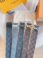 Louis Vuitton LV Leather Belts 1:1 Mirror Version - Image 7