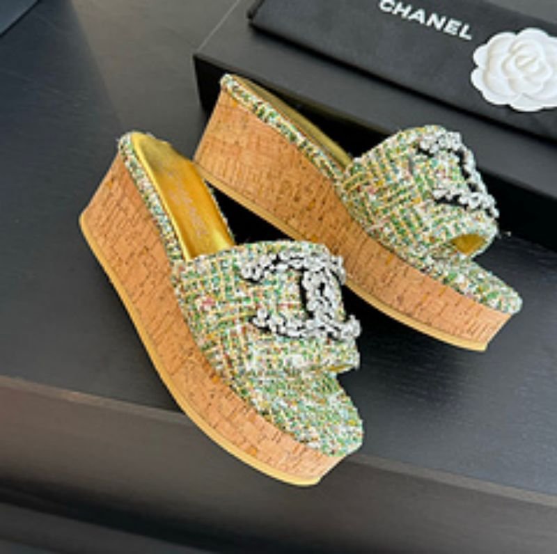 72F4742E-76B6-089B-D1A2-ABF3C40990E0 Chanel Slide Sandals Slipper - Image 1