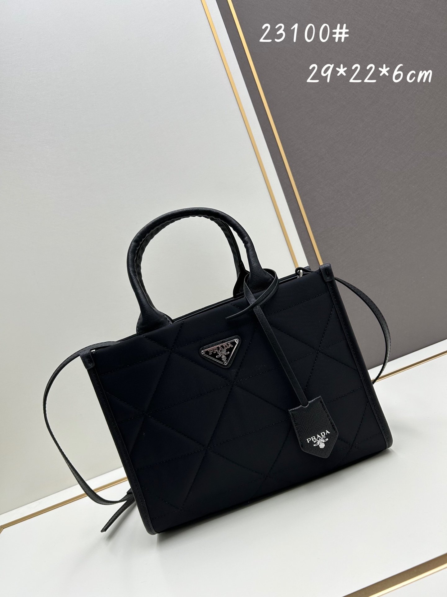 72c9fd9e97114d5a513e34e56635ce8810d2b69284dcf8d0395efbe2a7bd94b5 Prada 23100 Lightweight Casual Mini Shoulder Carryall - Image 1