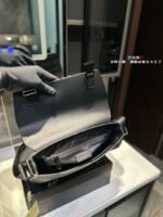 Burberry Check Flap Messenger Bag - Image 9