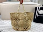 Chanel Coco Beach Raffia Tote Bag