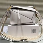 Loewe Puzzle Bag Handbag Shouder Bag Small Size With Cavans Strap - Image 9