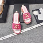 Chanel Chunky Chain Alphabet High Heels Sandals Slippers Shoes - Image 7