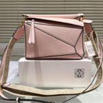 Loewe Puzzle Bag Handbag Shouder Bag Small Size With Cavans Strap - Image 6