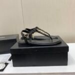 Chanel 25ss Chunky Heel Sandals Slippers Shoes