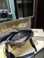 PRADA Waterproof Canvas Crossbody Bag with Gold-plated Buckle - Image 9