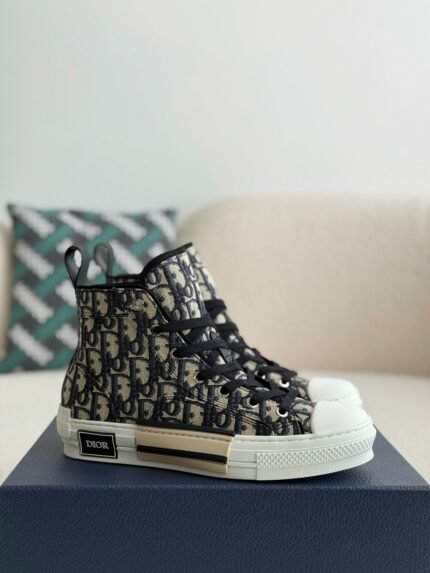 Dior B23 logo print high top sneakers Shoes