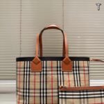 Burberry Classic Check Tote Bag