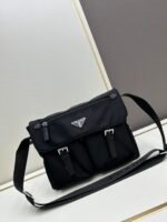 Prada 2377 Multi-Pocket Laptop Compartment Adjustable Strap Bag - Image 5