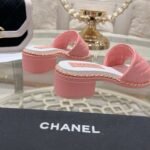 Chanel Slipper Sandals Heels Shoes - Image 8