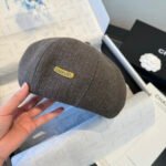 CHANEL Classic Wool Blend Beret Hat - Image 6