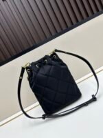 Prada 2391 Mini Black Nylon Bucket Bag - Image 3