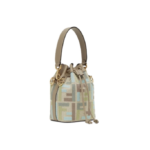 FENDI Fendi Iconic embossed FF pattern Bucket Bpattern Bucket Bag Shoulder Handbag  8BS093-AUPI-F1SKI - Image 3