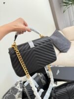 ​​YSL Messenger Bag 25cm Custom Embroidery Exclusive - Image 9