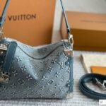 Louis Vuitton Denim Soft Trunk Shoulder Bag Handbag