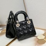 Dior Mini Lady Bag - Lacquered Calfskin - Image 4