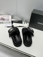 Chanel Embossed Logo Sandals Slipper Shoes - Image 7