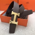 Hermes H Belt Buckle & Reversible Black For Women, Women Belt 380MM - Image 8